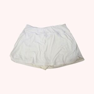 Puma Golf White Athletic Skort Built-in Shorts Womens XL